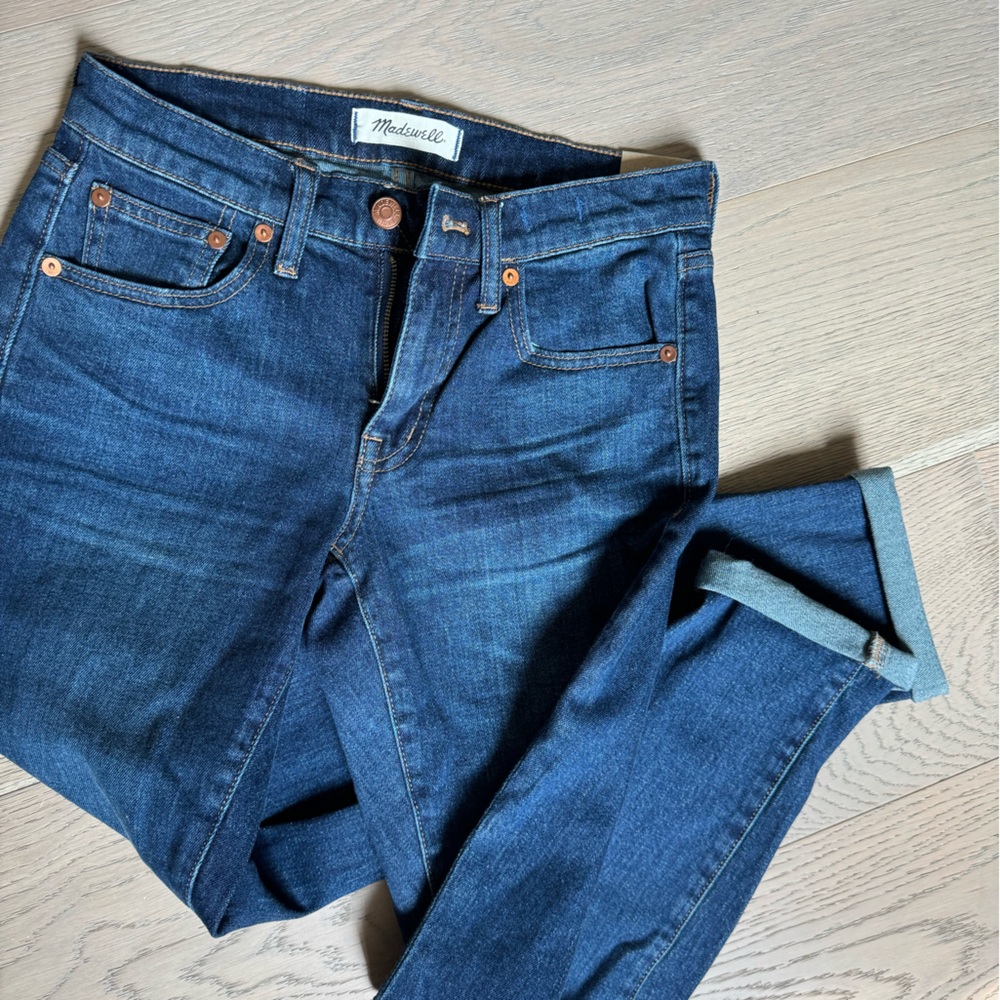 Madewell high rise slim boyjean